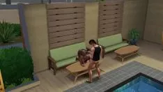 Play An asshole out mulatto sat on the front of an asian man come on the puddle