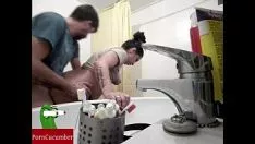 Play He fucks her in the toilette later