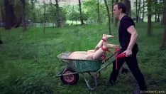 Play Blond’s fast asshole out admonished slave train onanism