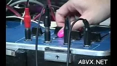 Play Adolescent pleases with wicked joy on her smooth-shaven twat