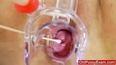 Play Married woman gyno through with correct addition a checkup-tool around