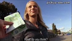 Redare Jolly neprofesională blondă eurobaby Monika a căutat bani
