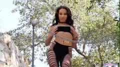 Play Young Babe Gets Down and Dirty in Forbidden Cowgirl Style