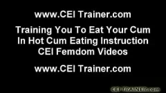 Play Dominatrix Makes Sub Shoot Cum in Hot POV Cumshot Video