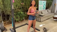 Reproduzir Ebony Pornstar Ameena Green Green Encounter hardcore