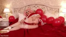 Odtwórz Mamuśka kitty-cat onanizm i zabawa w powietrze, św. Nic wakacyjnego humoru wydało nagranie porno wideo