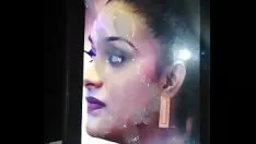 Play Keerthy surelysh cum testimonial solid cumload up on her front