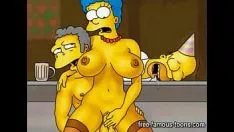 Abspielen Griffons und Simpsons betrügen Huren